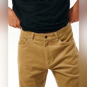 Rip Curl Classic Surf Cord Pant, Size 32, NWT, Khaki